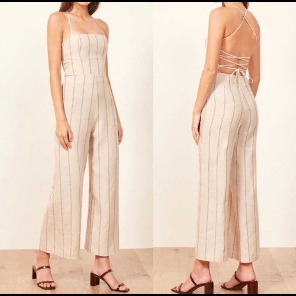 NWT reformation jagar positano jumpsuit